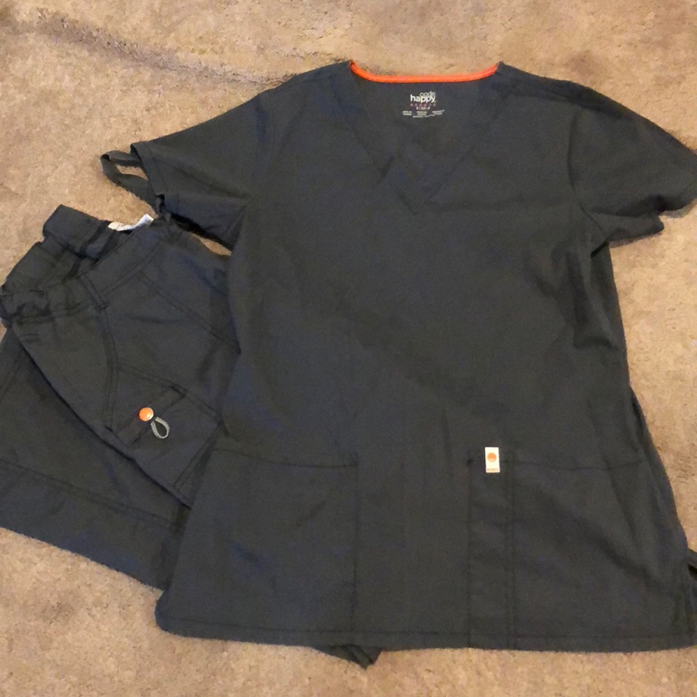 Grey scrub set